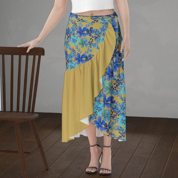 All-Over Print Women's Wrap Skirt