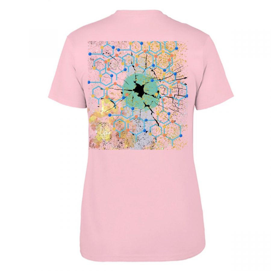 Women's Double Side Printing Crew Neck T-shirt | Gildan 180GSM Cotton (DTG) - Image 4