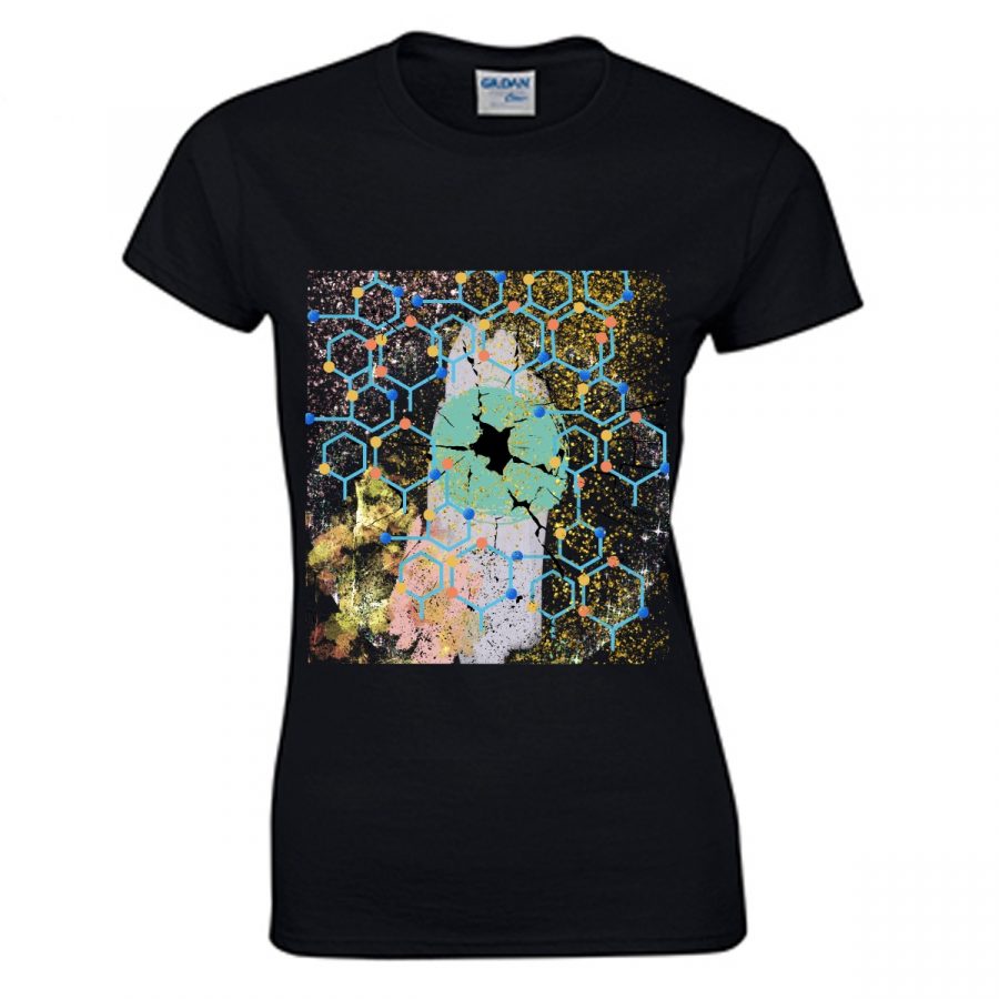 Women's Double Side Printing Crew Neck T-shirt | Gildan 180GSM Cotton (DTG) - Image 6