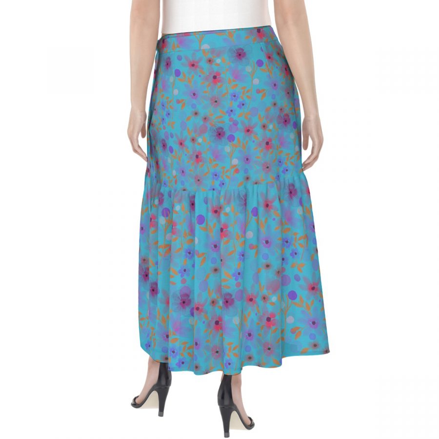All-Over Print Women's Wrap Skirt - Image 6