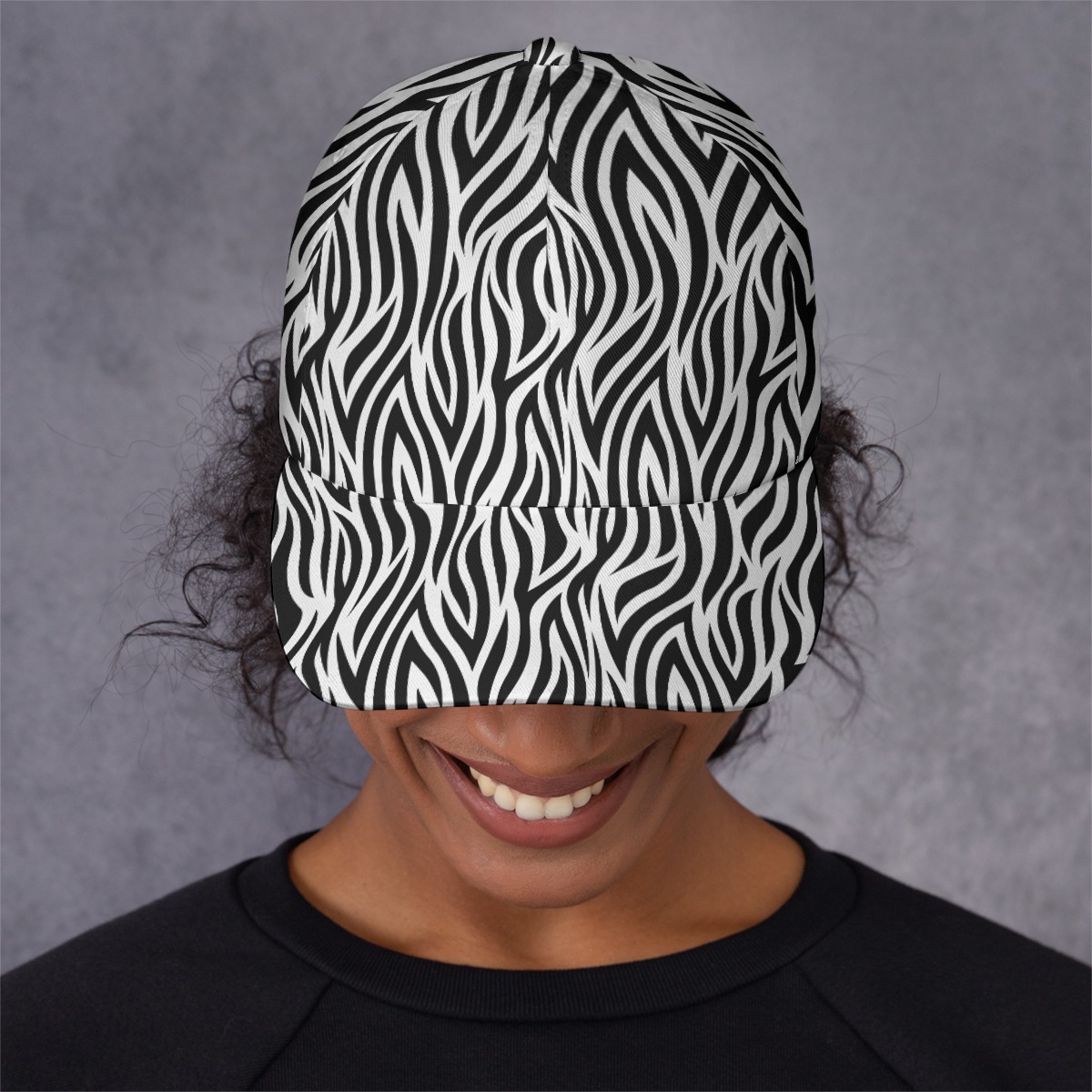 All-Over Print Peaked Cap