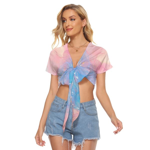 All-Over Print Women's Bandage Crop Top
