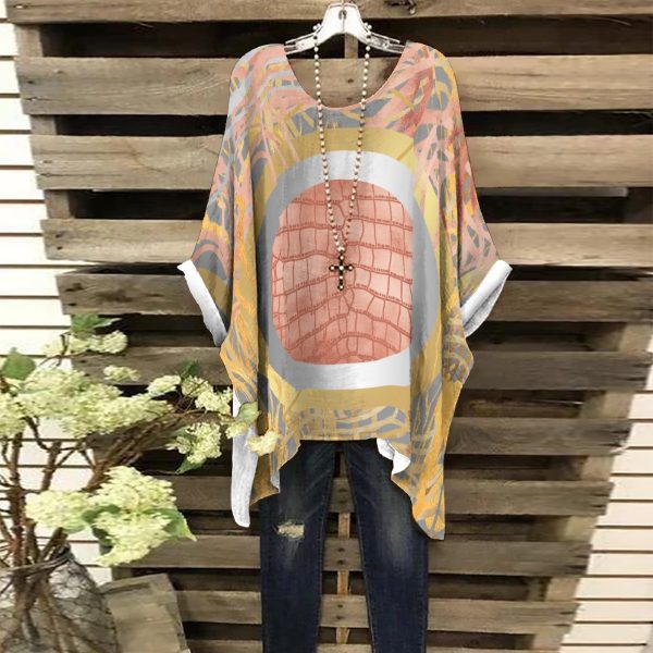 All-Over Print Women's Bat Sleeve Shirt
