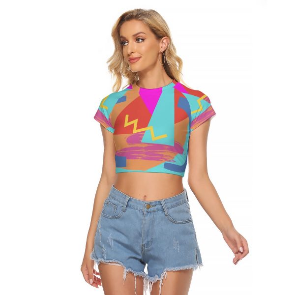 All-Over Print Women's Raglan Cropped T-shirt