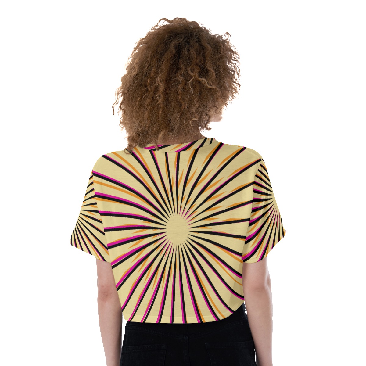 All-Over Print Cropped T-Shirt - Image 4