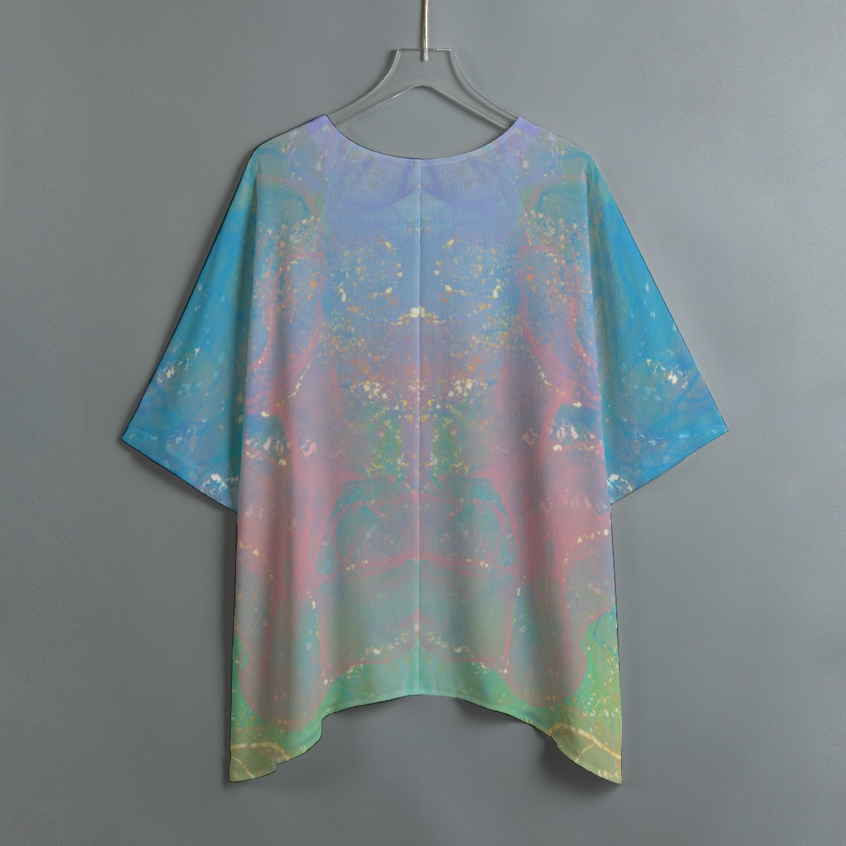 All-Over Print Women's Bat Sleeve Shirt - Image 3