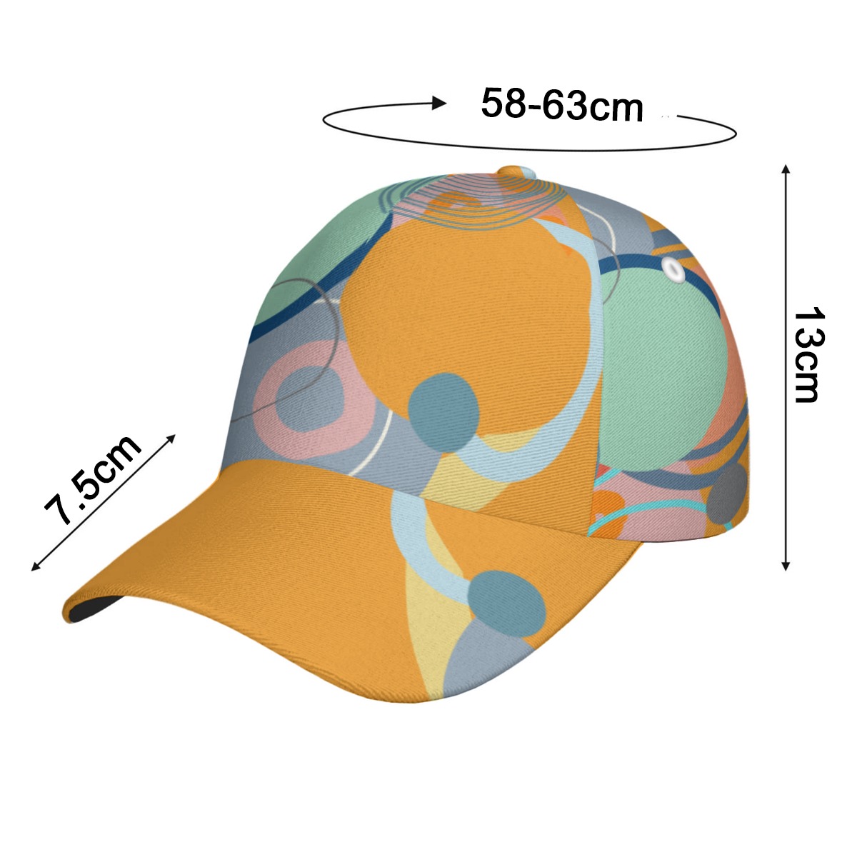 All-Over Print Peaked Cap - Image 2