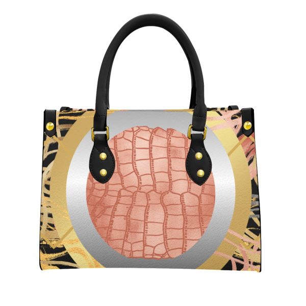 Women's Tote Bag With Black Handle