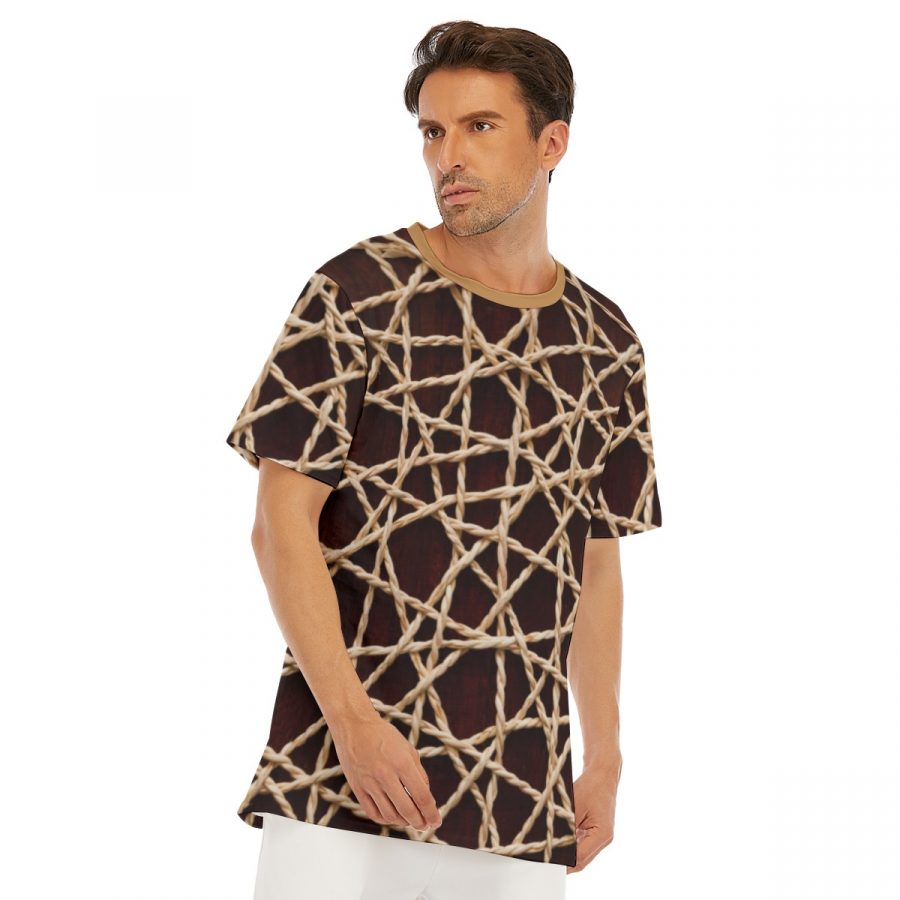 All-Over Print Men's O-Neck T-Shirt | 190GSM Cotton - Image 7