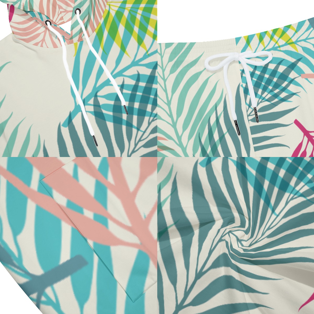 All-Over Print Men's Sleeveless Vest And Shorts Set - Image 4