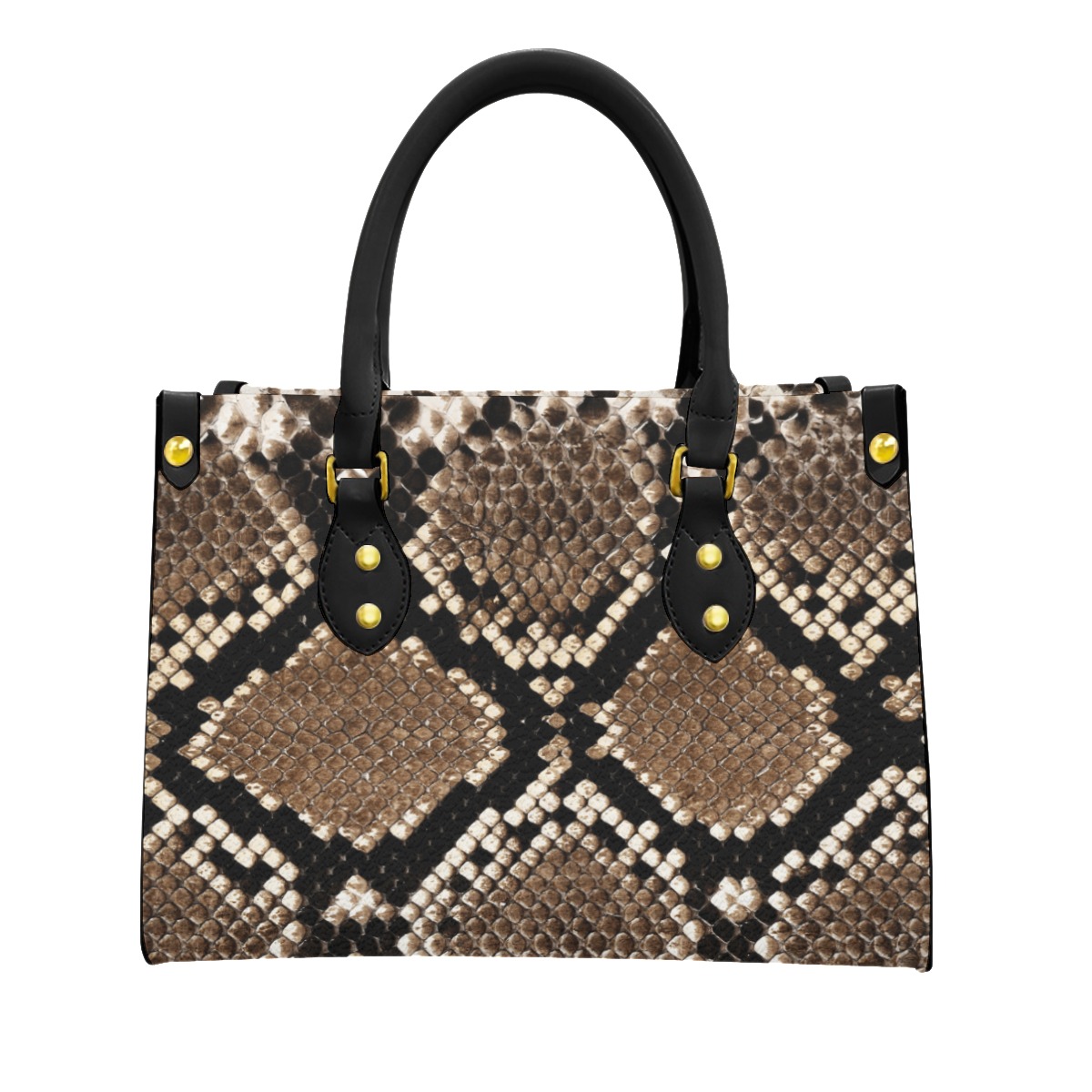 Women's Tote Bag With Black Handle