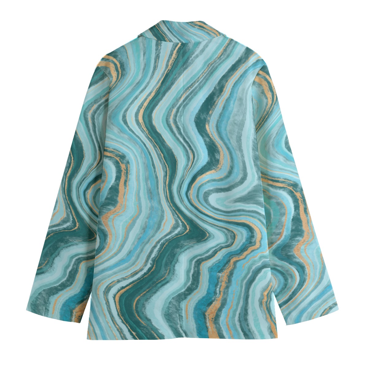 All-Over Print Women's Leisure Blazer | 245GSM Cotton - Image 2