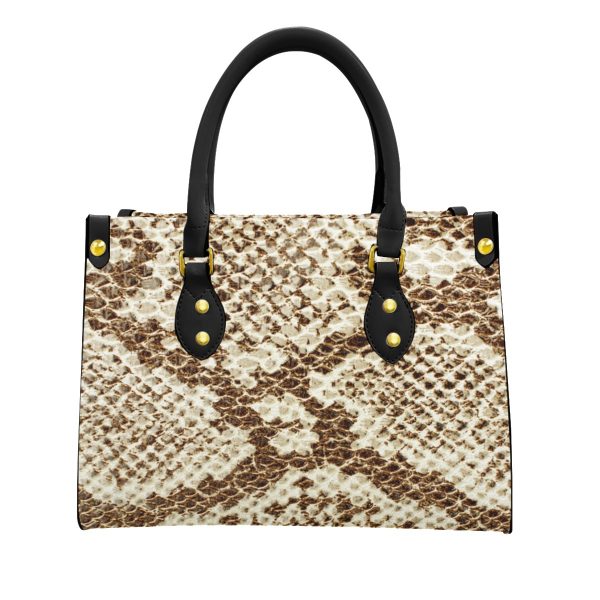 Women's Tote Bag With Black Handle