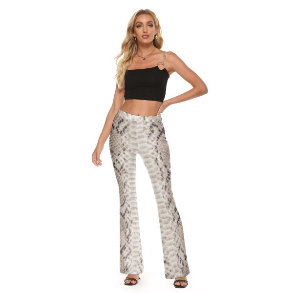 All-Over Print Women's Skinny Flare Pants