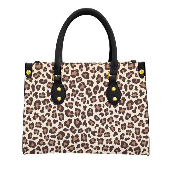 Women's Tote Bag With Black Handle