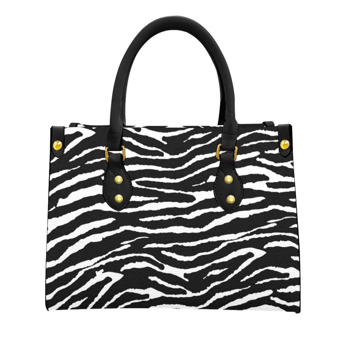 Women's Tote Bag With Black Handle