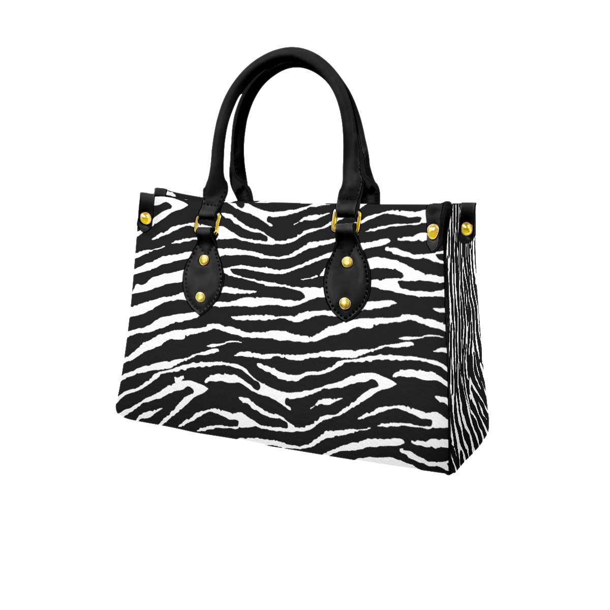 Women's Tote Bag With Black Handle - Image 3