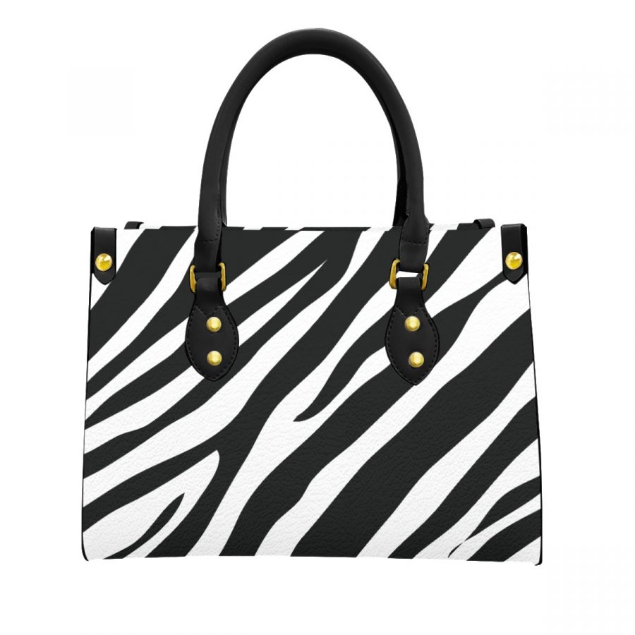Women's Tote Bag With Black Handle