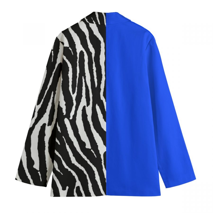 All-Over Print Women's Leisure Blazer | 245GSM Cotton - Image 2