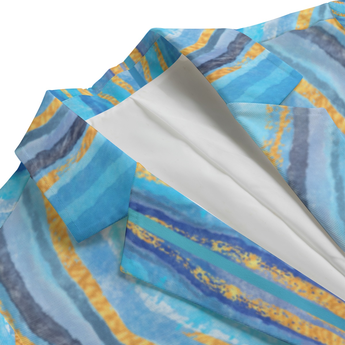 All-Over Print Women's Leisure Blazer | 245GSM Cotton - Image 3