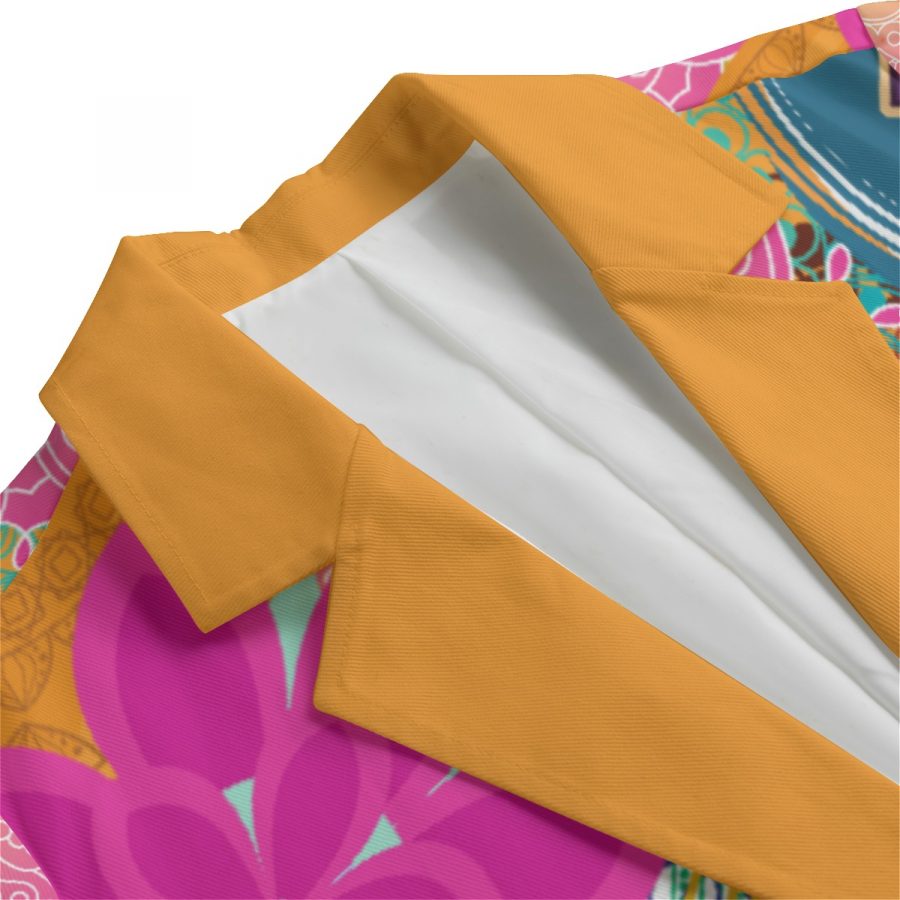 All-Over Print Women's Leisure Blazer | 245GSM Cotton - Image 3