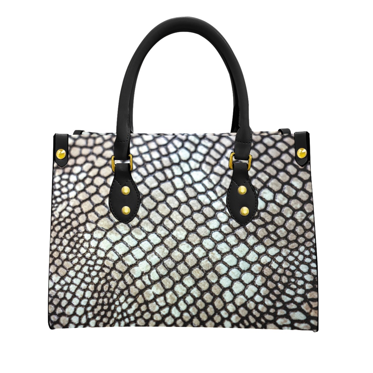 Women's Tote Bag With Black Handle