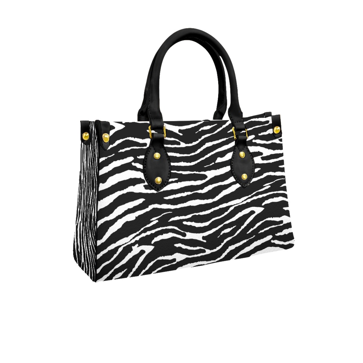 Women's Tote Bag With Black Handle - Image 2