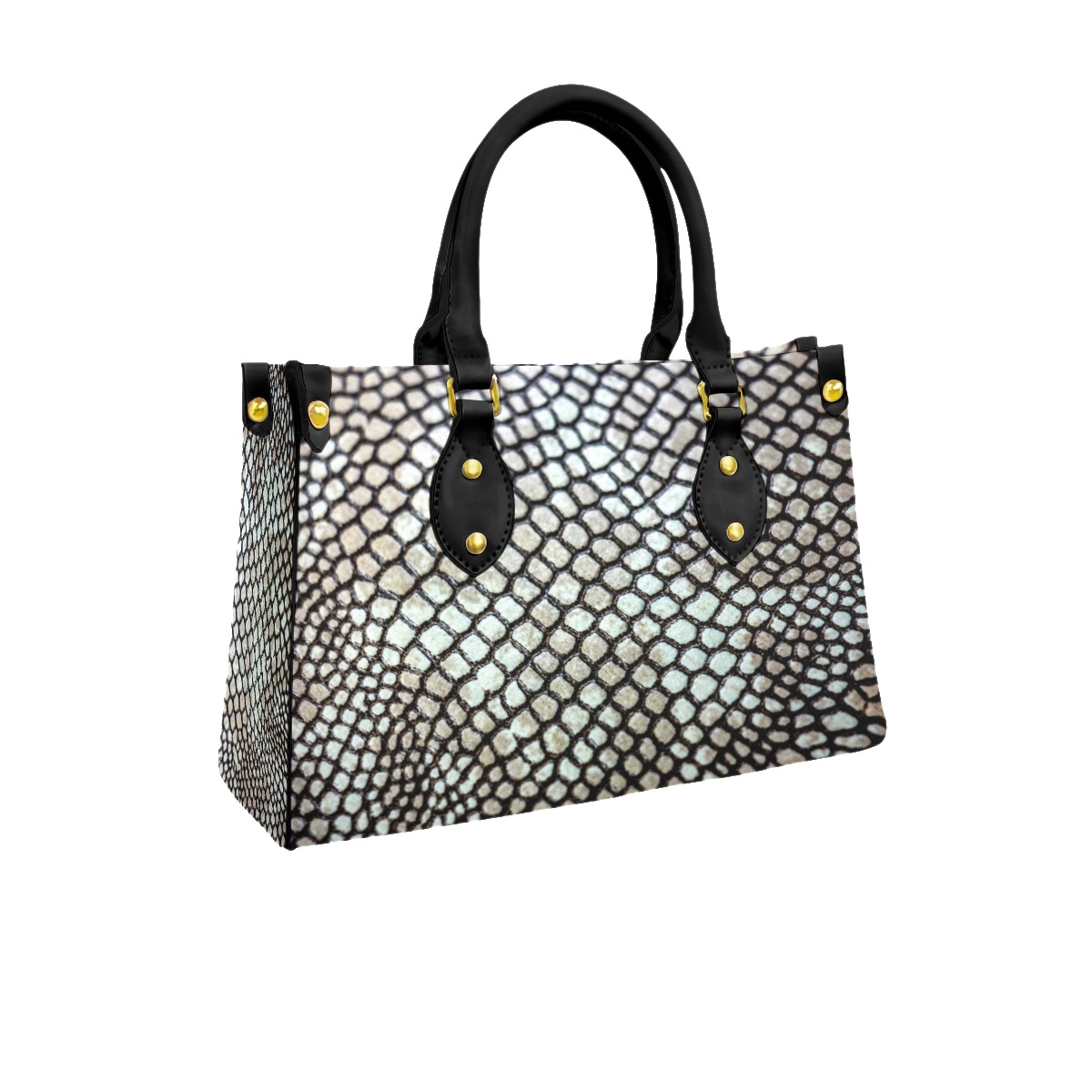 Women's Tote Bag With Black Handle - Image 2
