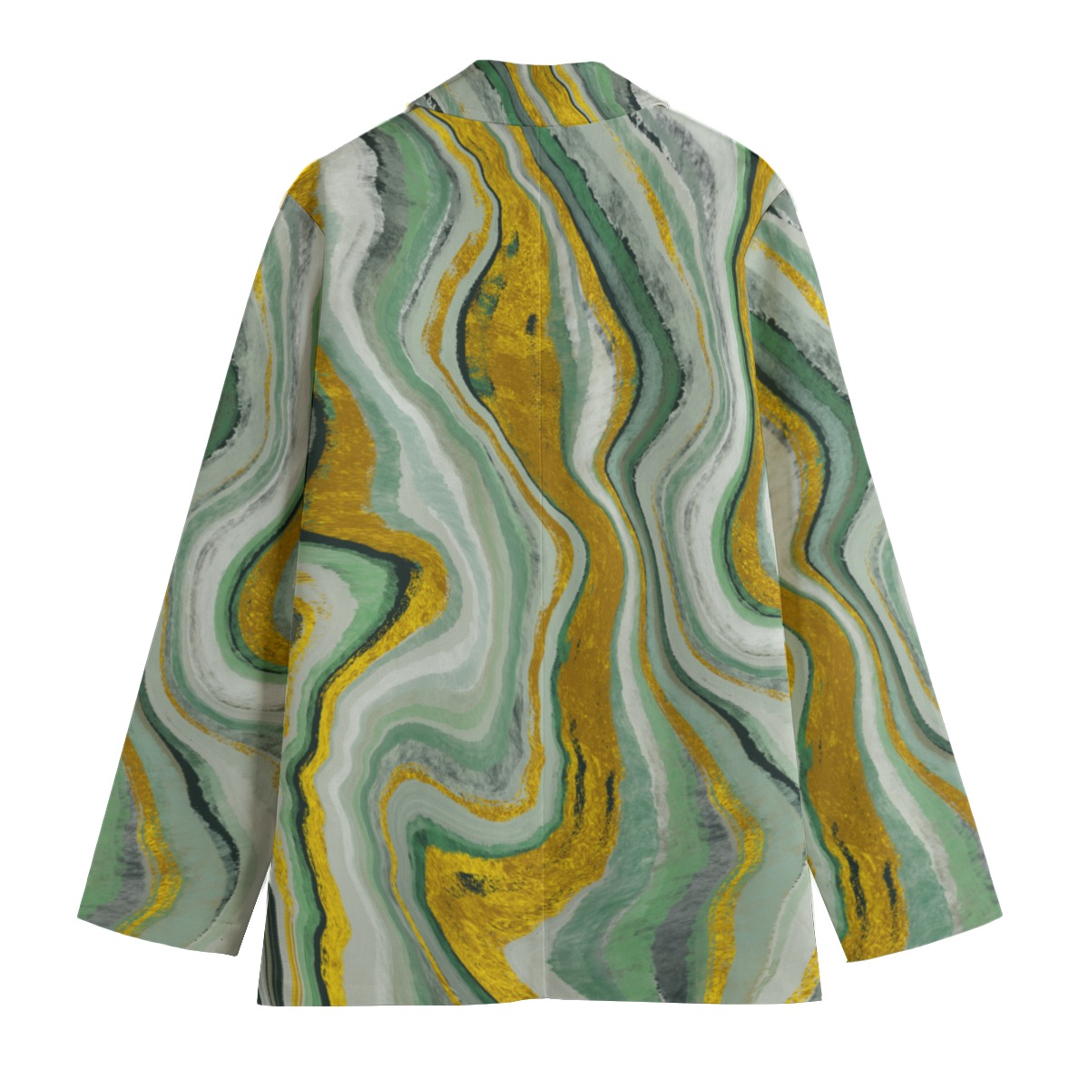 All-Over Print Women's Leisure Blazer | 245GSM Cotton - Image 2