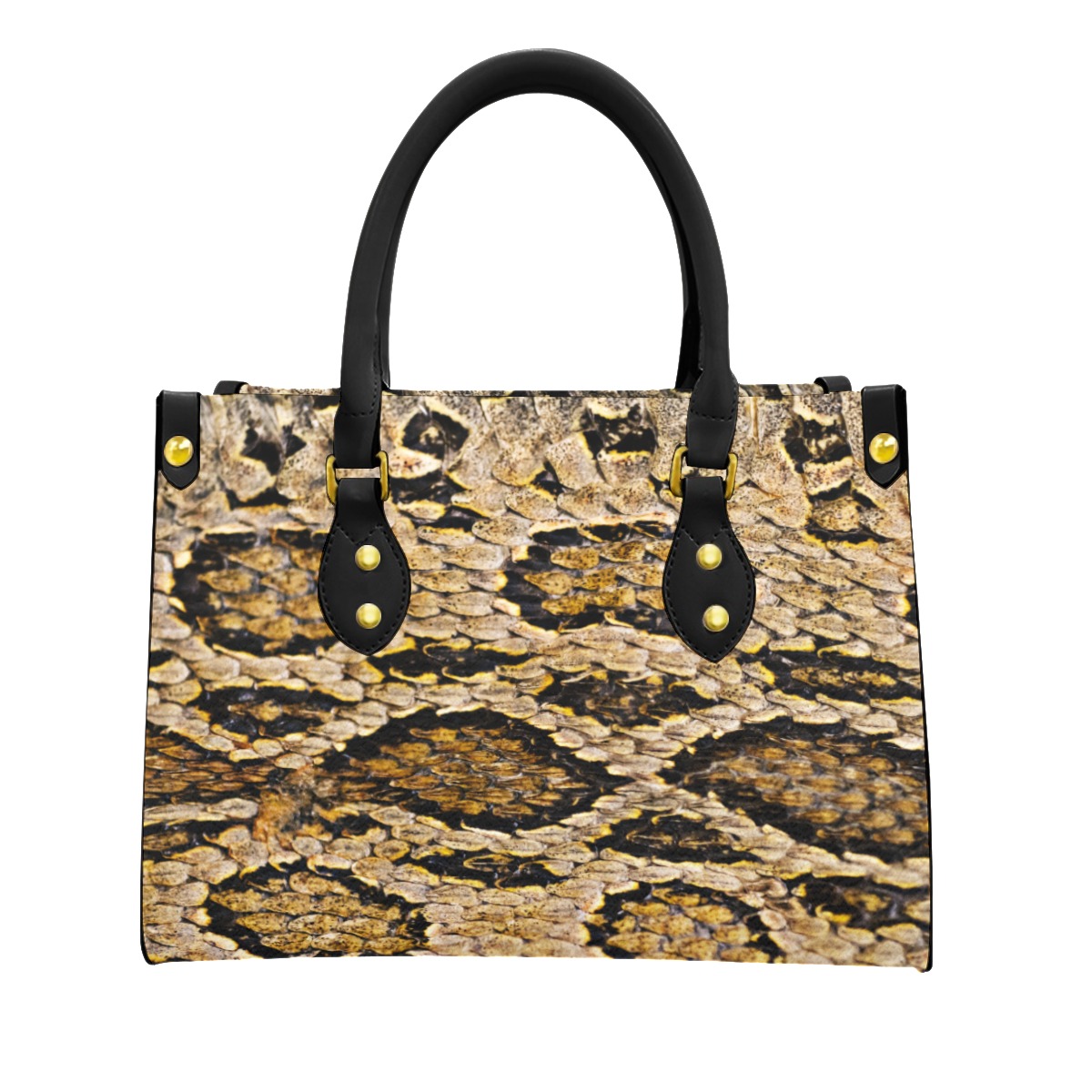 Women's Tote Bag With Black Handle