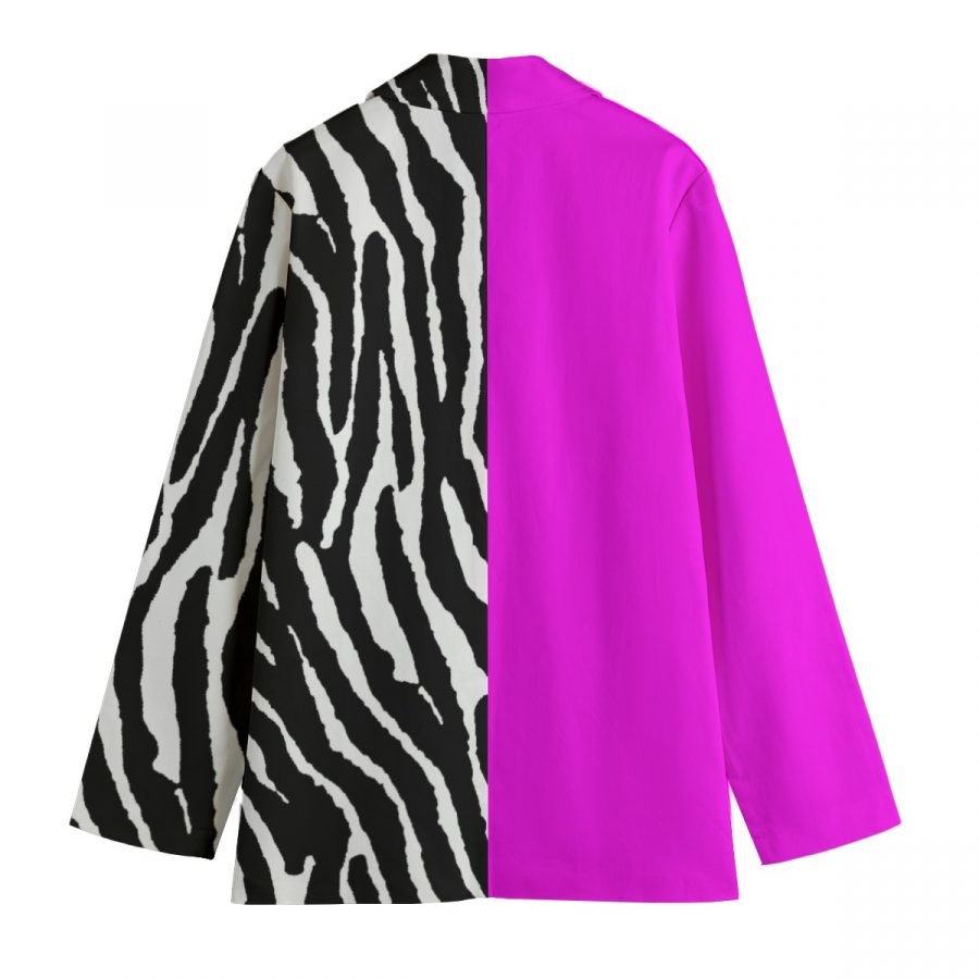All-Over Print Women's Leisure Blazer | 245GSM Cotton - Image 2
