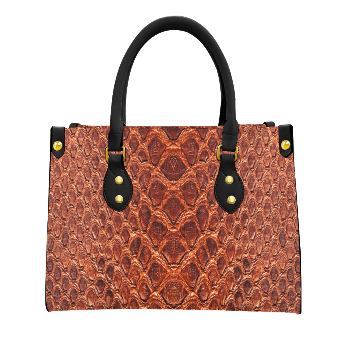Women's Tote Bag With Black Handle