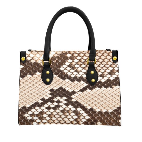 Women's Tote Bag With Black Handle