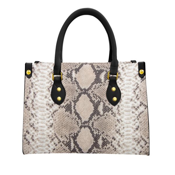Women's Tote Bag With Black Handle