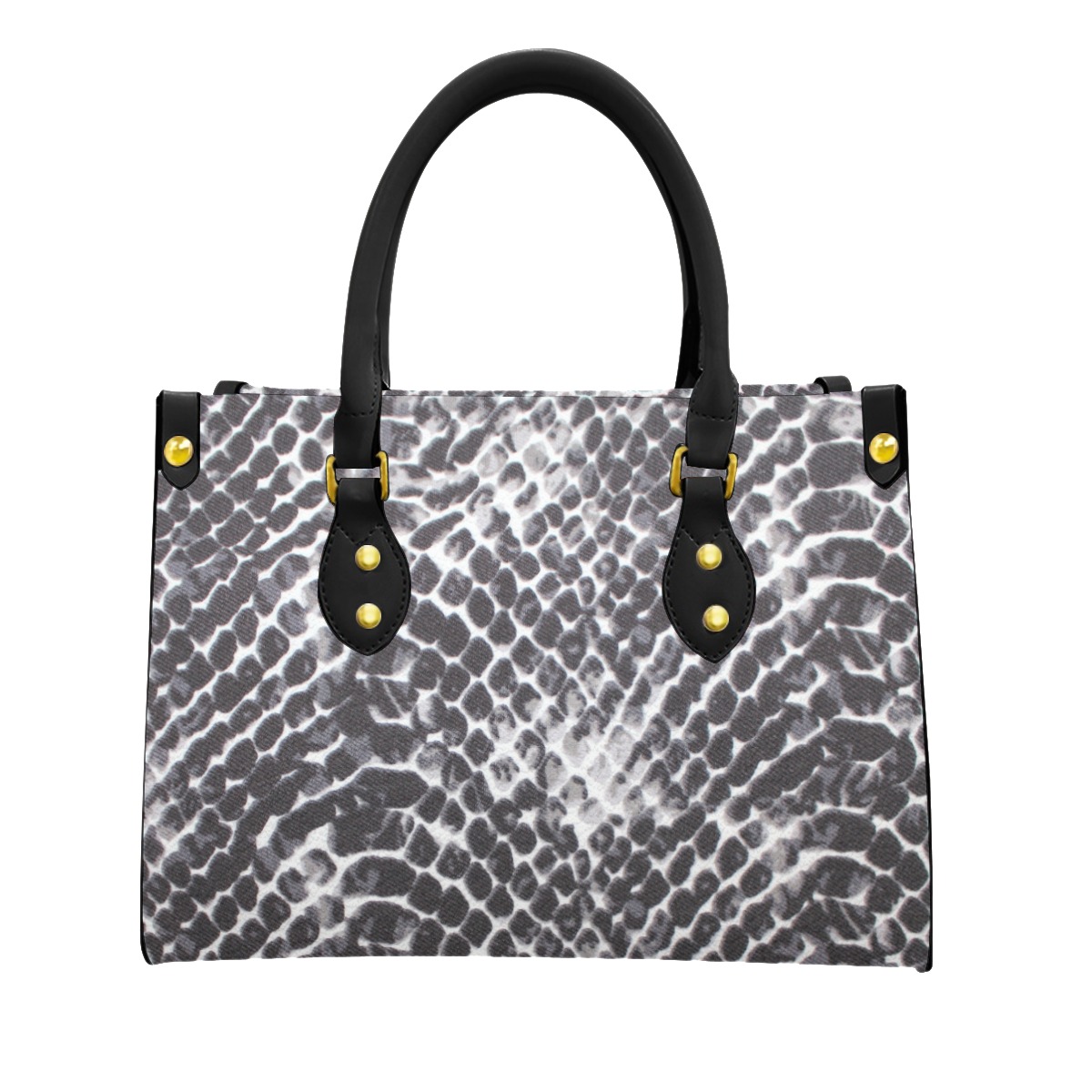 Women's Tote Bag With Black Handle