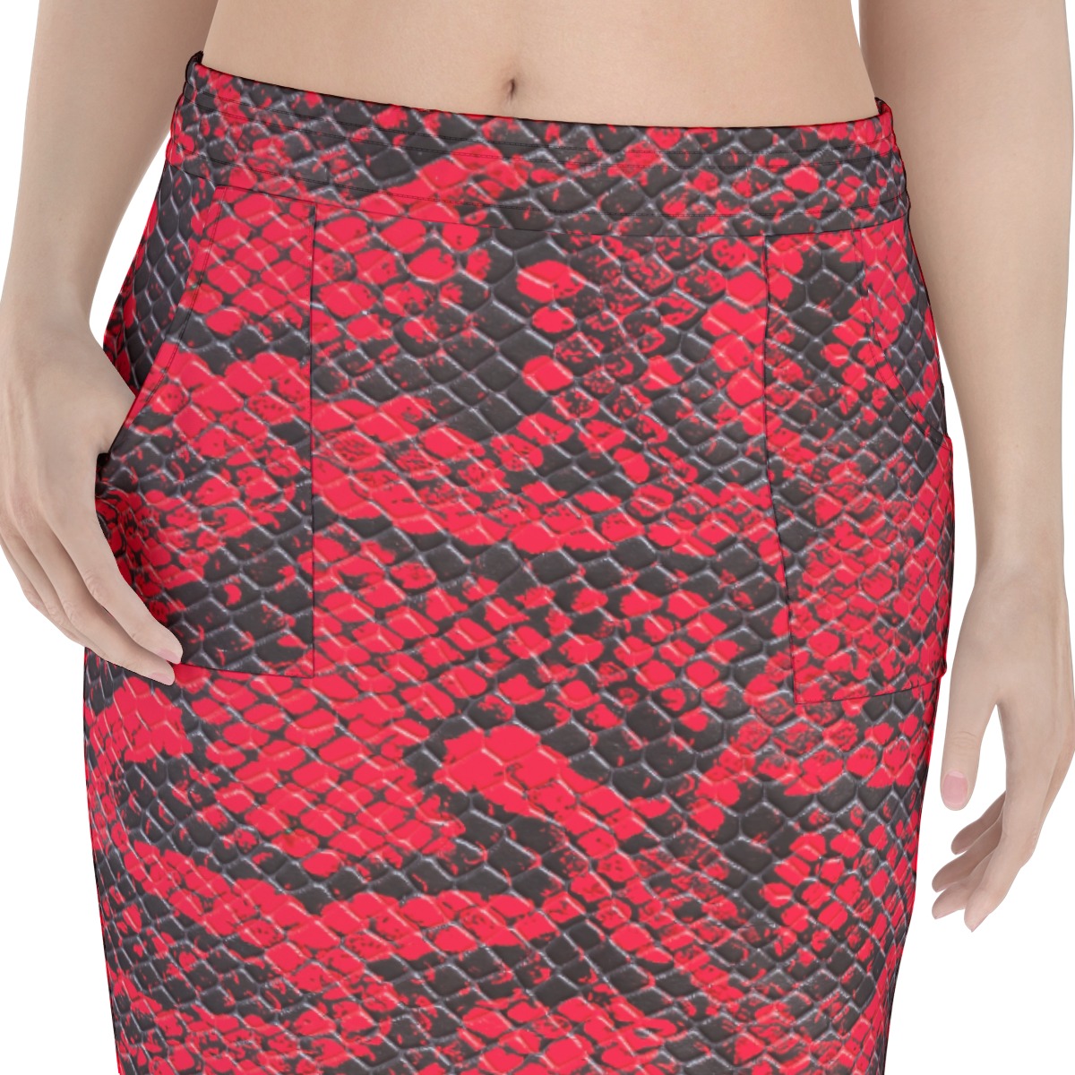 All-Over Print Women's Package Hip Skirt - Image 5