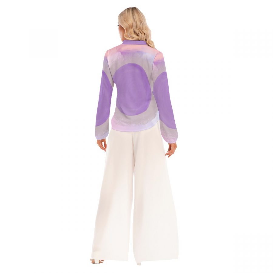 All-Over Print Women's V-neck Shirt - Image 4