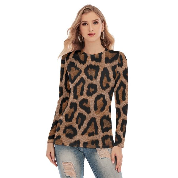 All-Over Print Women's Side Split Long T-shirt