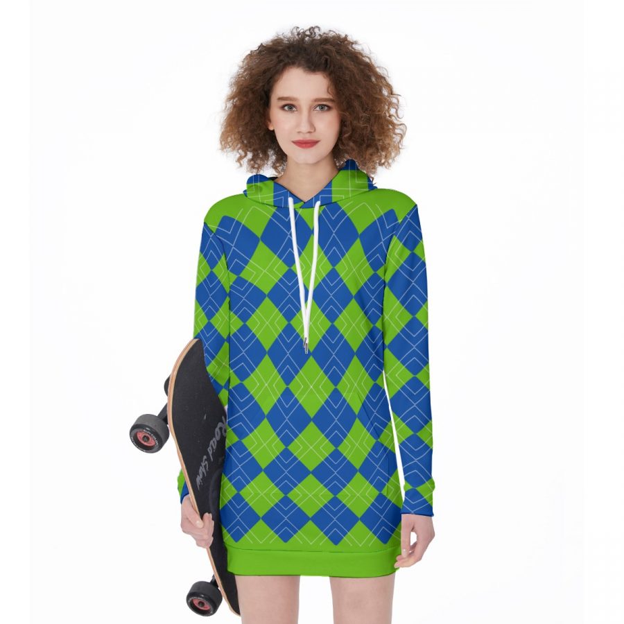 All-Over Print Women's Long Hoodie