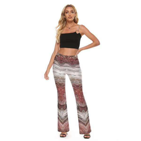 All-Over Print Women's Skinny Flare Pants