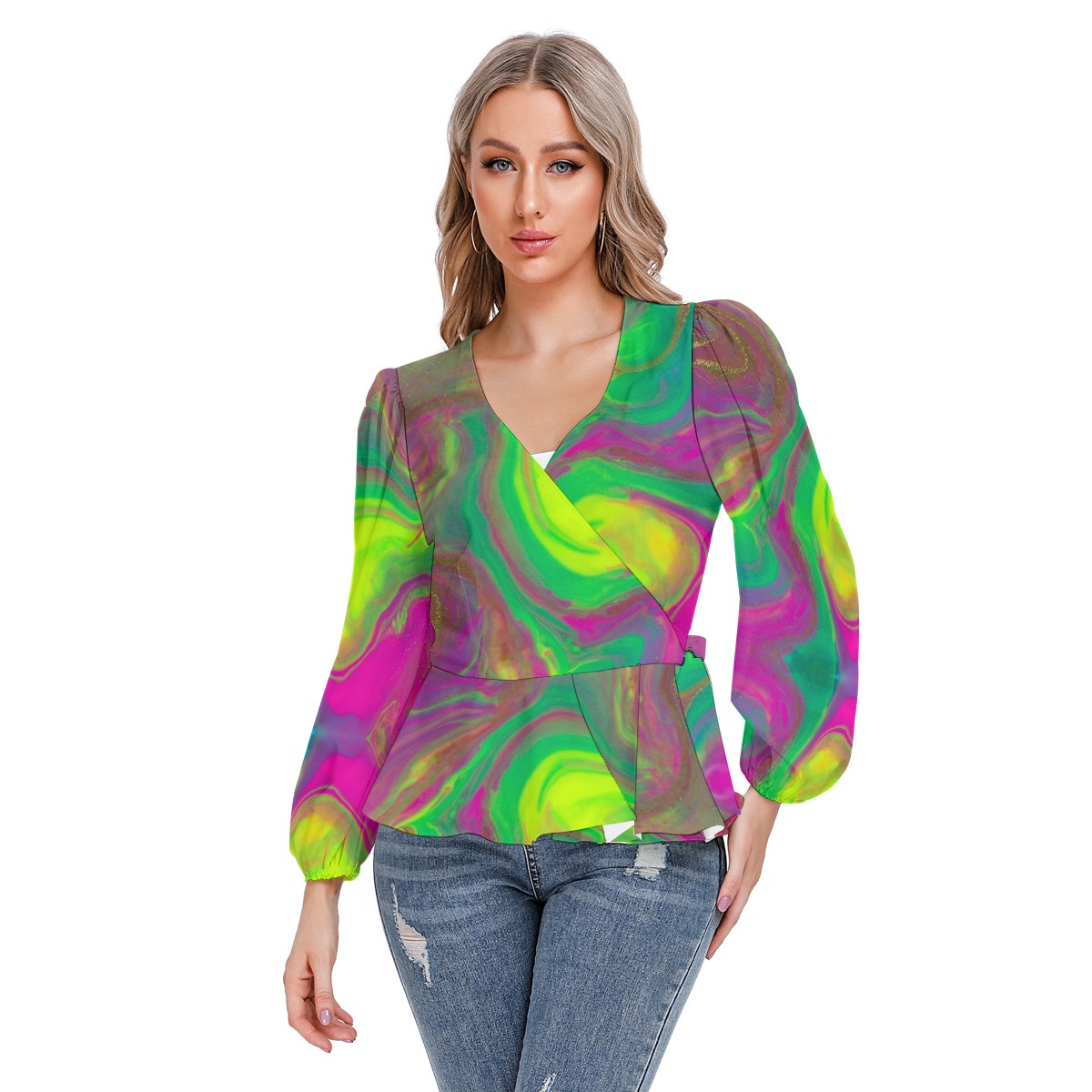 All-Over Print Women's Long Sleeve Shirt