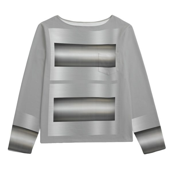 All-Over Print Unisex Boat Neckline Sweatshirt With Chest Pocket | 310GSM Cotton