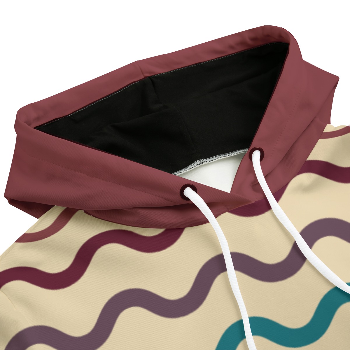 All-Over Print Women's Pullover Hoodie | Interlock - Image 3