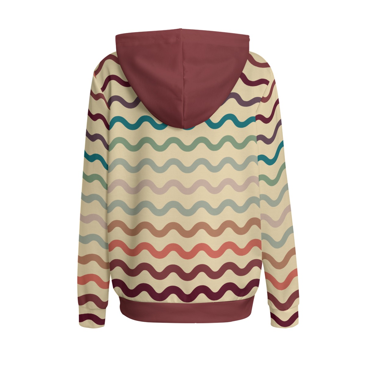 All-Over Print Women's Pullover Hoodie | Interlock - Image 2