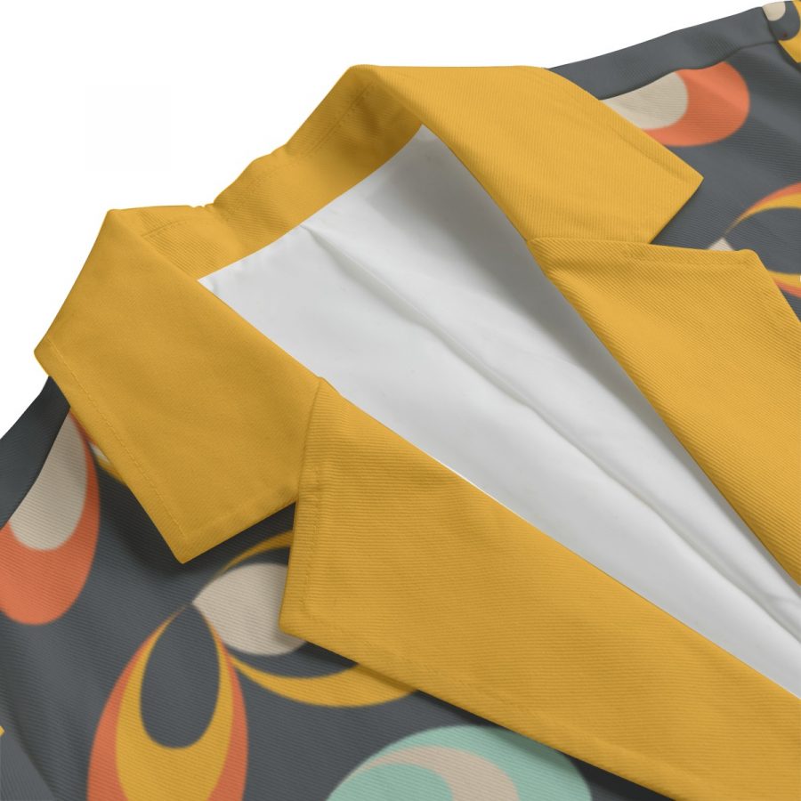 All-Over Print Women's Leisure Blazer | 245GSM Cotton - Image 3