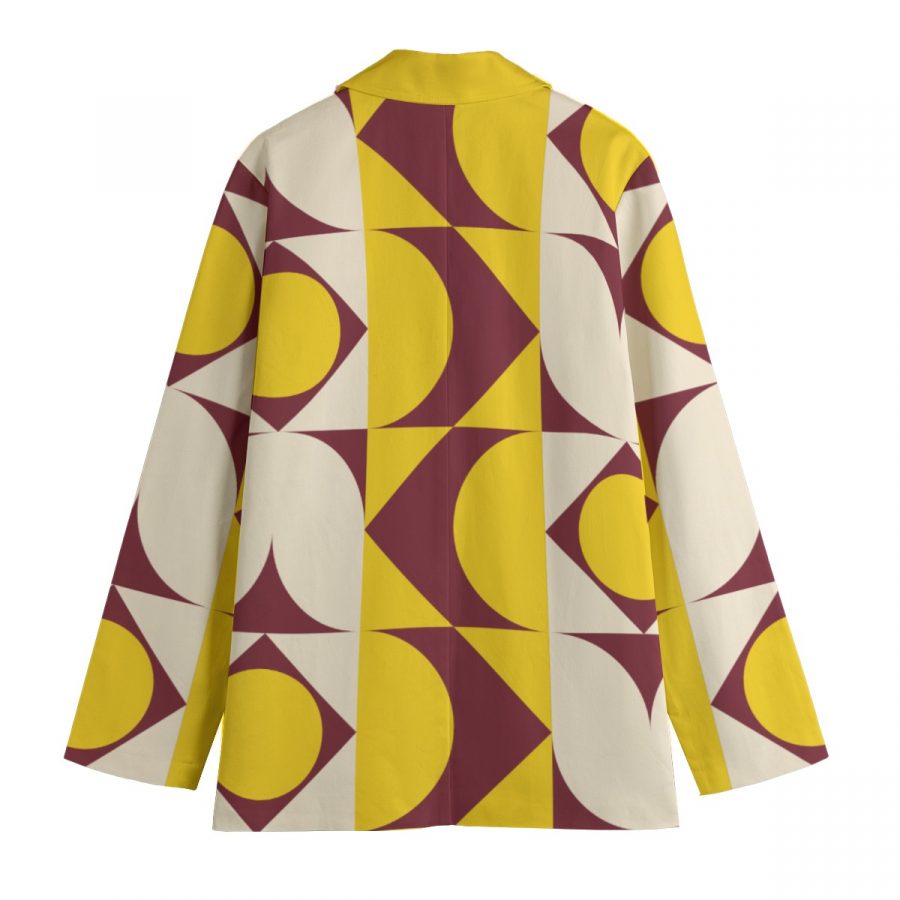 All-Over Print Women's Leisure Blazer | 245GSM Cotton - Image 2