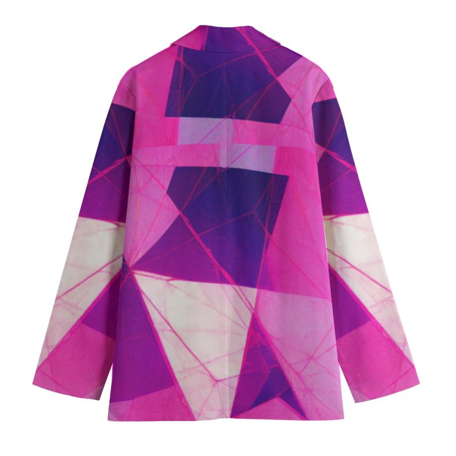 All-Over Print Women's Leisure Blazer | 245GSM Cotton - Image 2