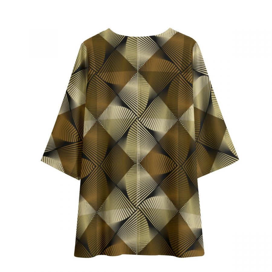 All-Over Print Women's V-Neck Dress - Image 2