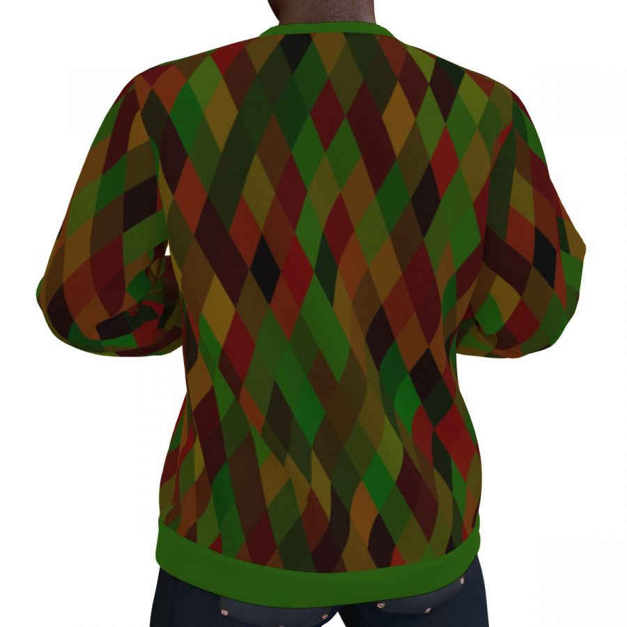 All-Over Print Men's Thicken Sweater - Image 3
