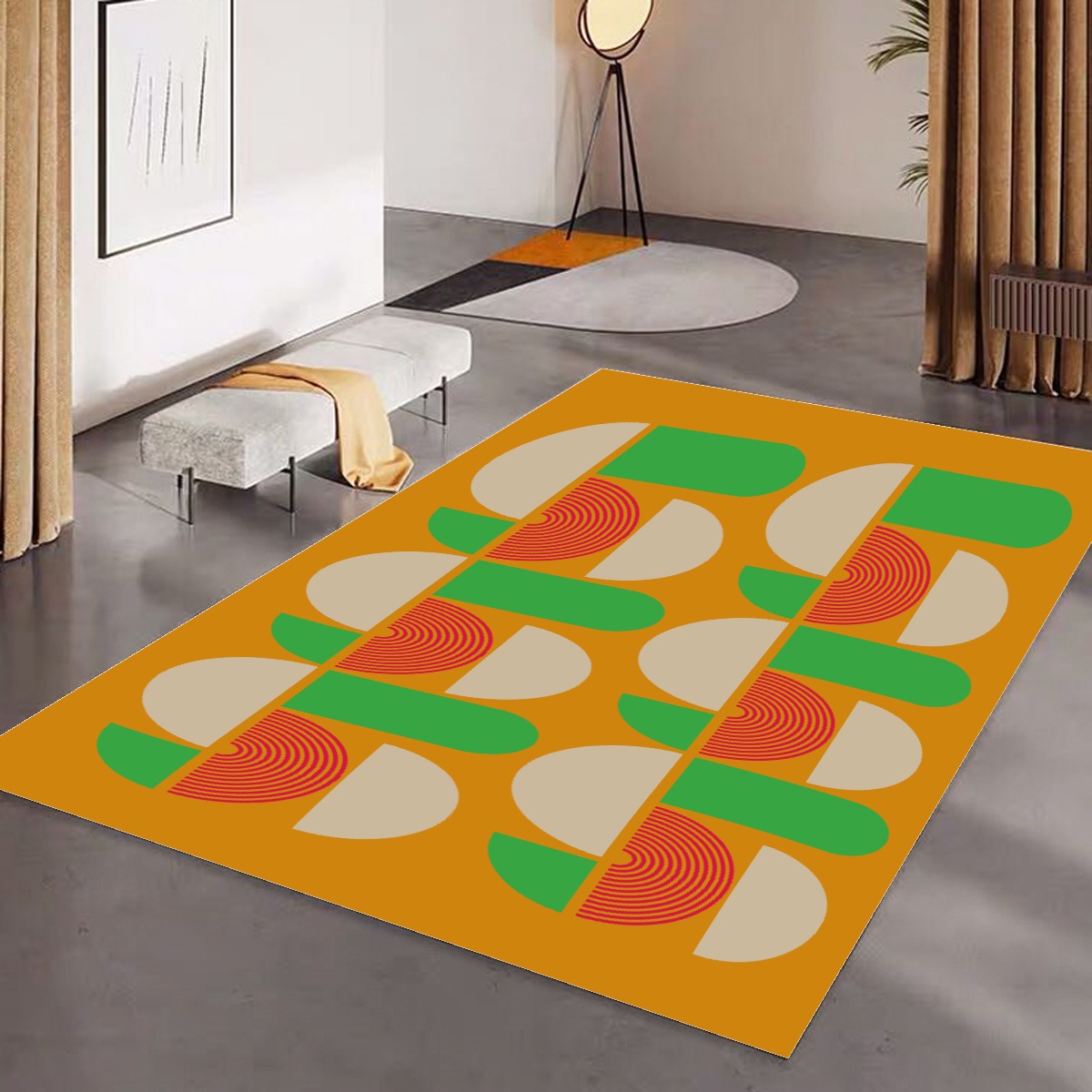 Foldable Rectangular Floor Mat - Image 2